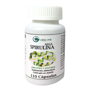 110 capsulas de Alga espirulina maxima