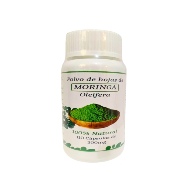 110 Capsulas de 300mg de hojas de Moringa oleifera 110 Capsulas de 300mg de hojas de Moringa oleifera