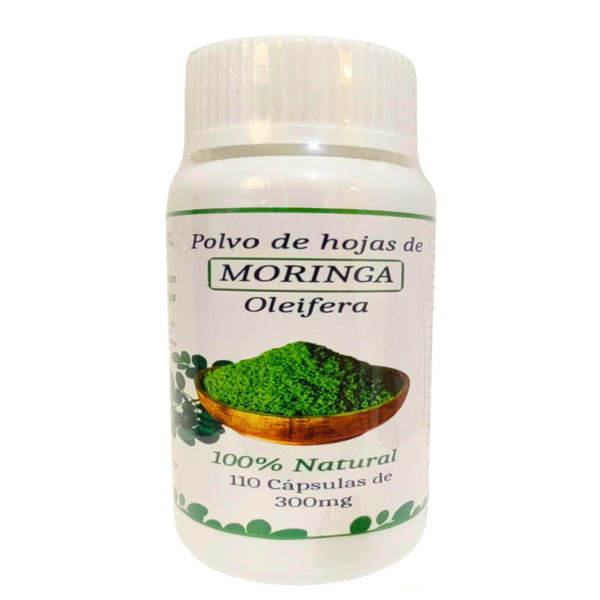 110 Cápsulas de 300mg polvo de hojas de Moringa oleifera 110 Cápsulas de 300mg polvo de hojas de Moringa oleifera
