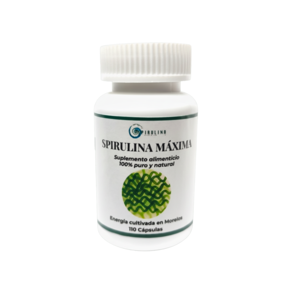 110 Capsulas de Spirulina maxima de 500mg