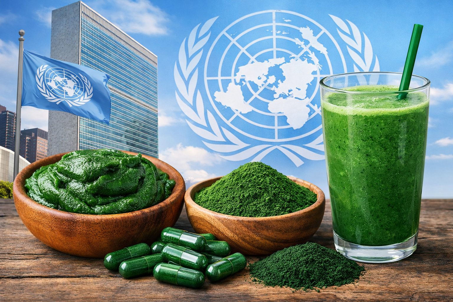 La ONU reconoce a la Spirulina como un superalimento para la humanidad desde 1970
